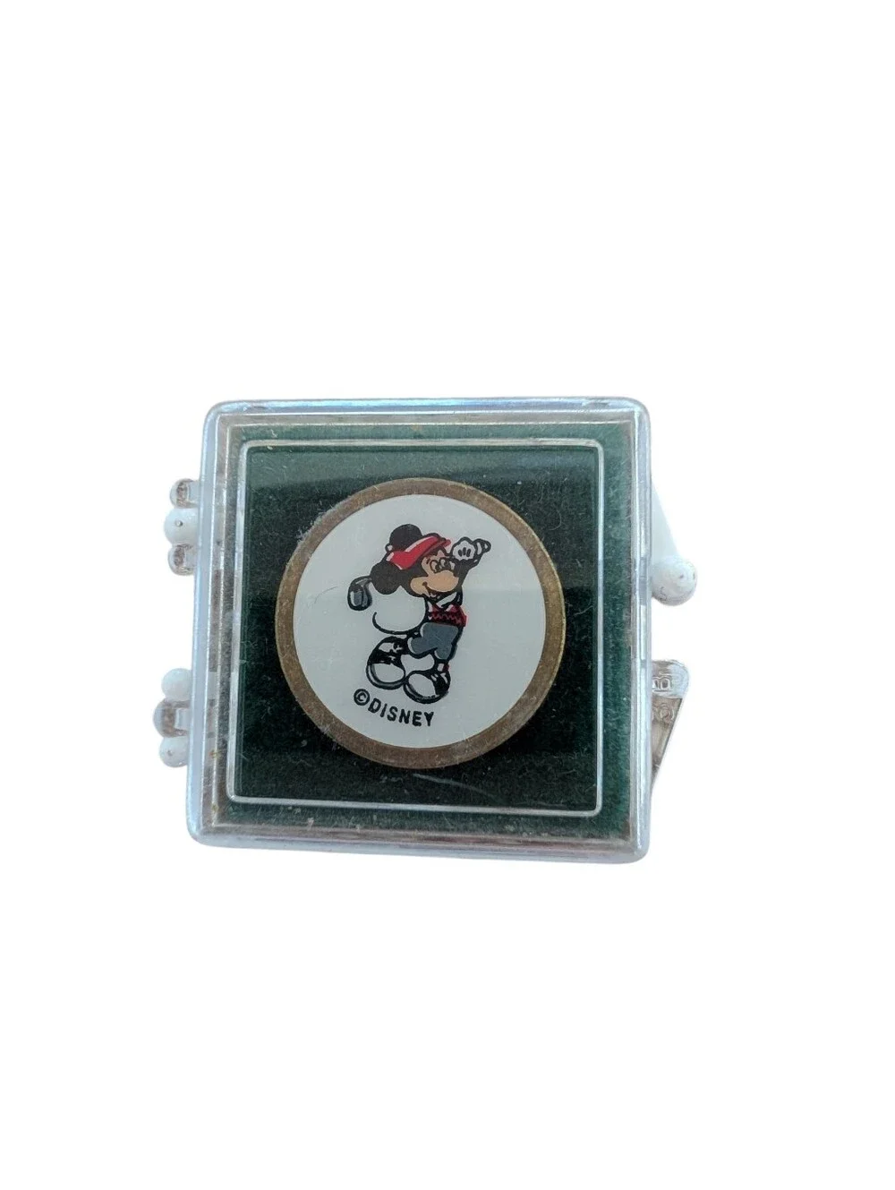 Vintage Mickey Mouse Disney Brass Golf Maker